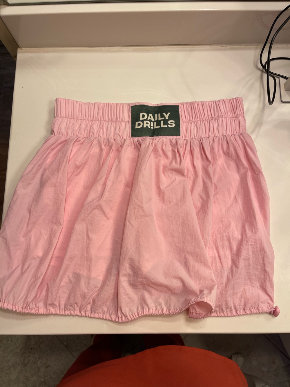 Daily Drills Pink Bubble Skirt